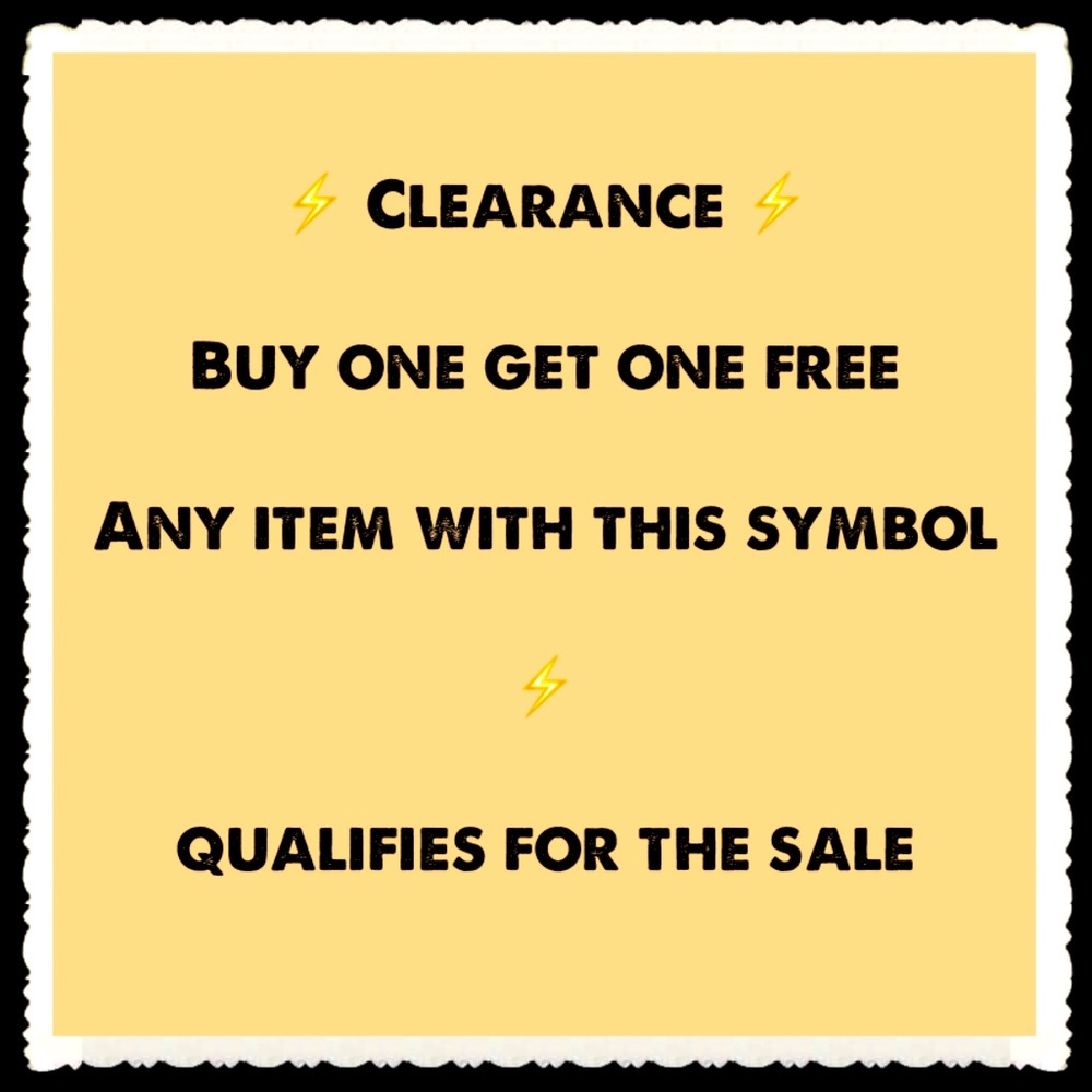 ⚡️ CLEARANCE ⚡️ BOGO